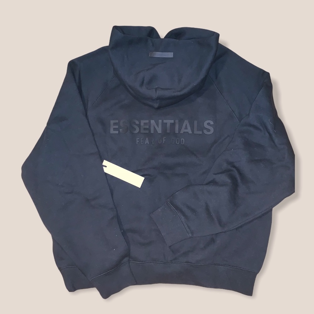 Black essential hoodie MEN SIZE MEDIUM